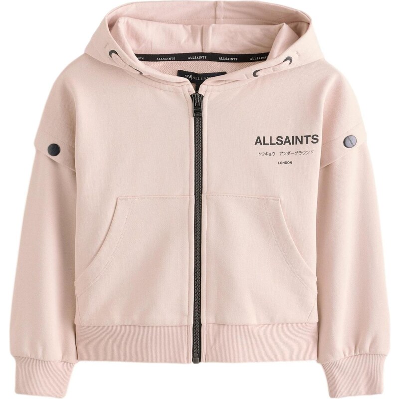 smALLSAINTS Tepláková bunda Amphia Underground svetloružová / čierna 65664996