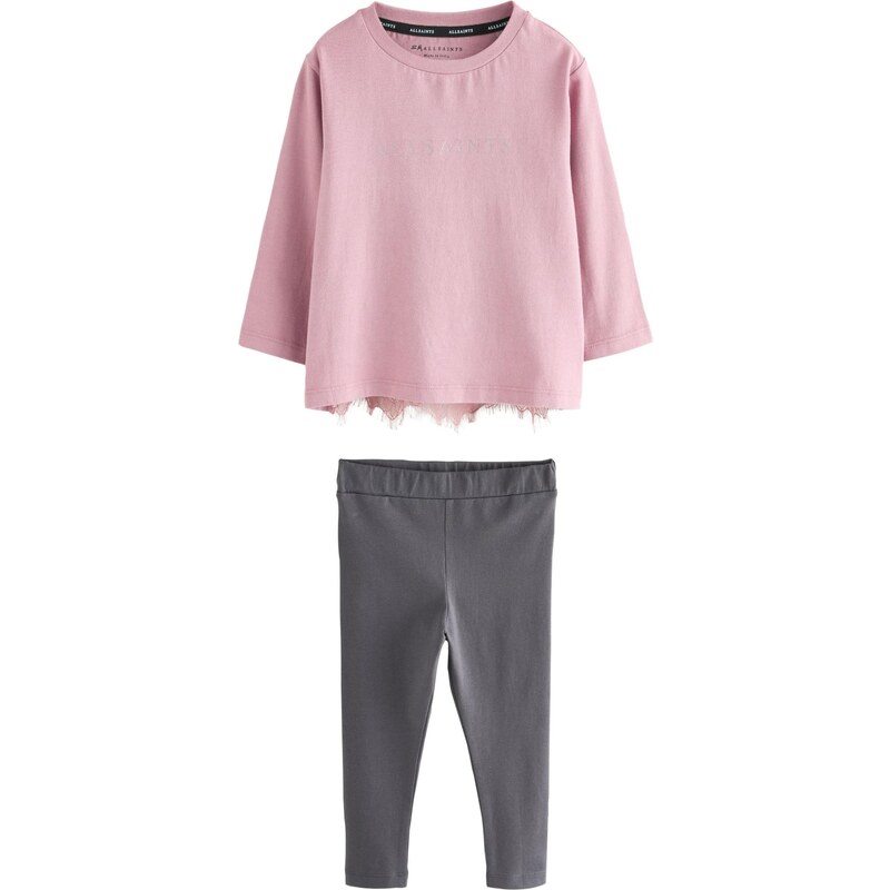 smALLSAINTS Set antracitová / staroružová / biela 65665005