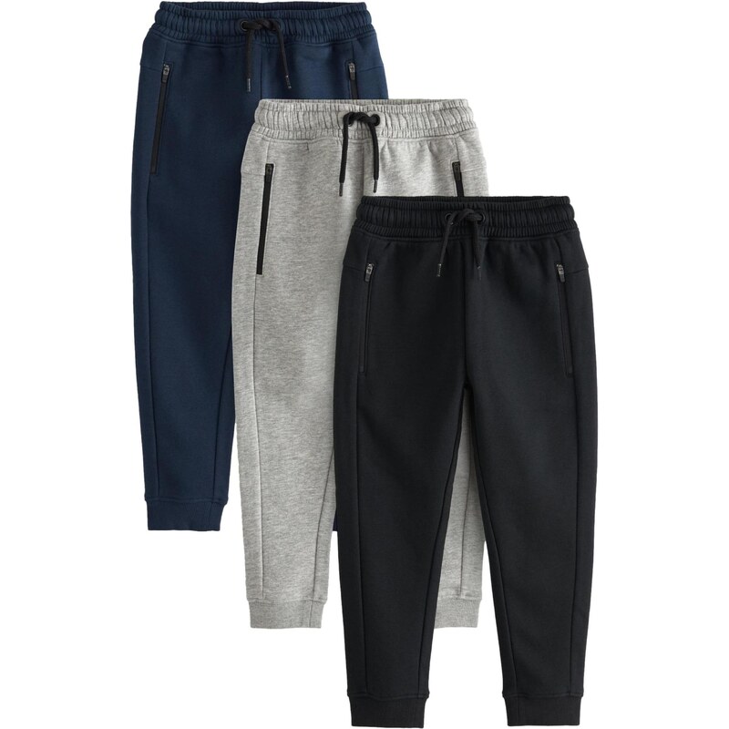 Next Nohavice námornícka modrá / sivá melírovaná / čierna 65894131