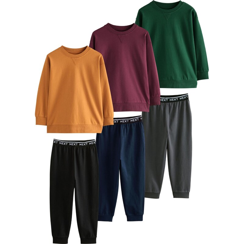 Next Pyžamo tmavozelená / oranžová / bordová / čierna 65906343