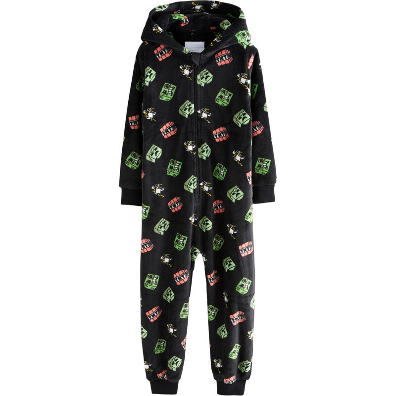 Next Pyžamo zelená / svetločervená / čierna / biela 65893305