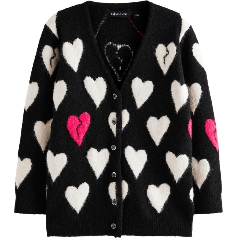 smALLSAINTS Kardigán ružová / čierna / biela 65894014