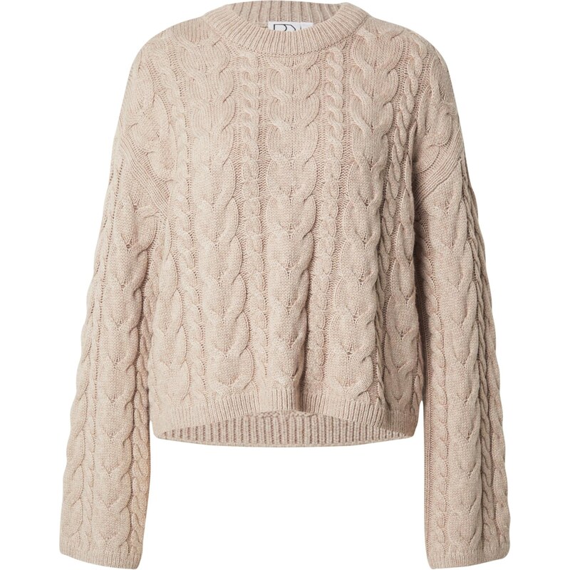 VILA ROUGE EDIT Sveter sivobéžová 66009395