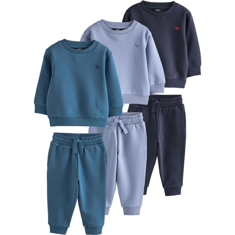 Next Joggingová súprava námornícka modrá / enciánová / svetlomodrá 65893403