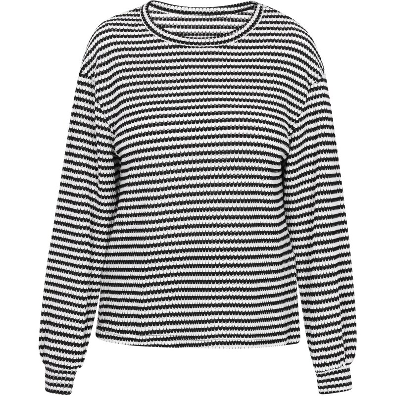 usha BLUE LABEL Sveter čierna / biela 65874383