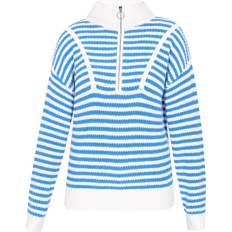 SANIKA Sveter modrá / biela 65874414