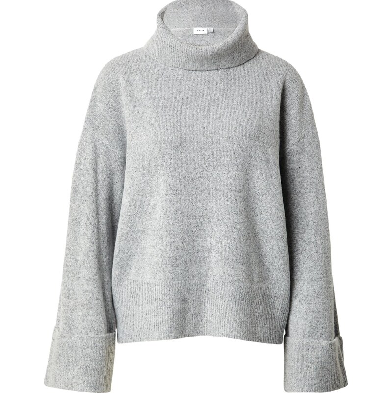 VILA Sveter VIROLFIE sivá 65891407
