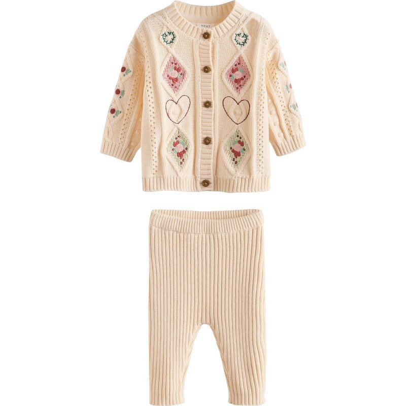 Next Set krémová / pastelovo zelená / ružová / pitaya 65891707