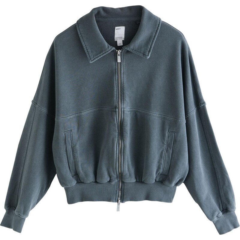 Next Tepláková bunda čadičová 65853267