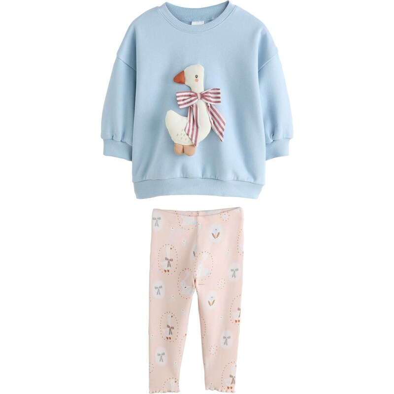 Next Set svetlomodrá / tmavooranžová / pastelovo ružová / biela 65993321