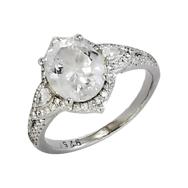 Strieborný prsteň Glare 1058 65594297