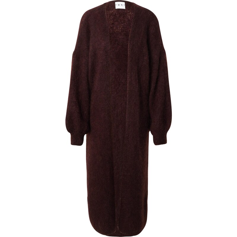 TWNS THE LABEL Kardigán Pagosa čokoládová 65892938