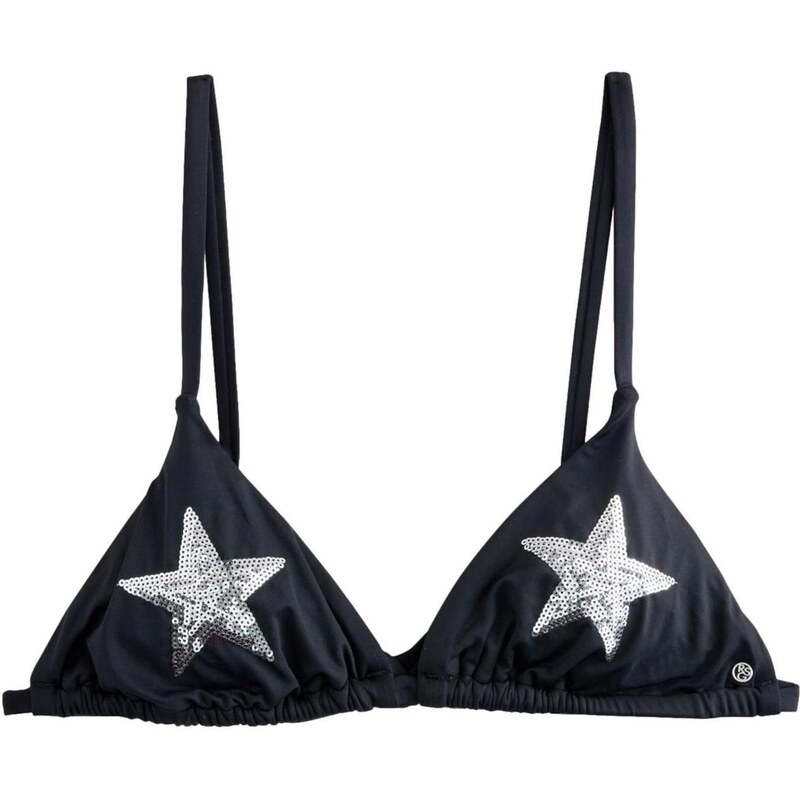 Rockett St George Bikinový top čierna / strieborná 65893323