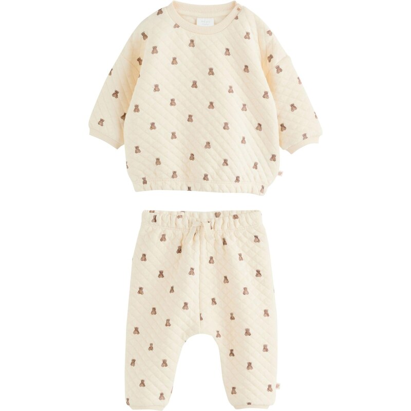 Next Set hnedá / svetložltá 65893558