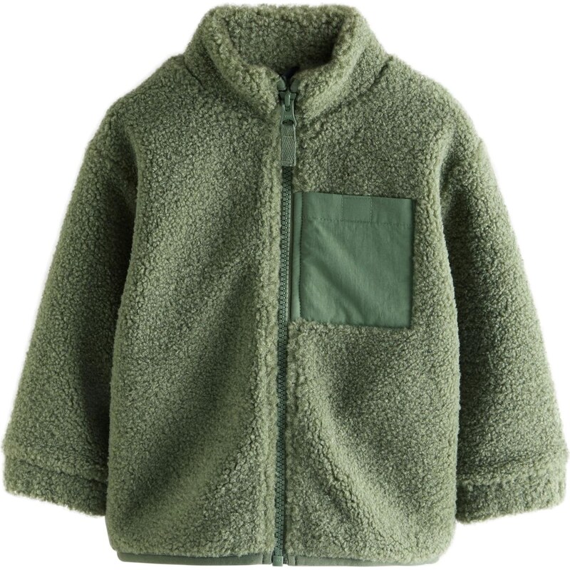 Next Flisová bunda zelená 66179591