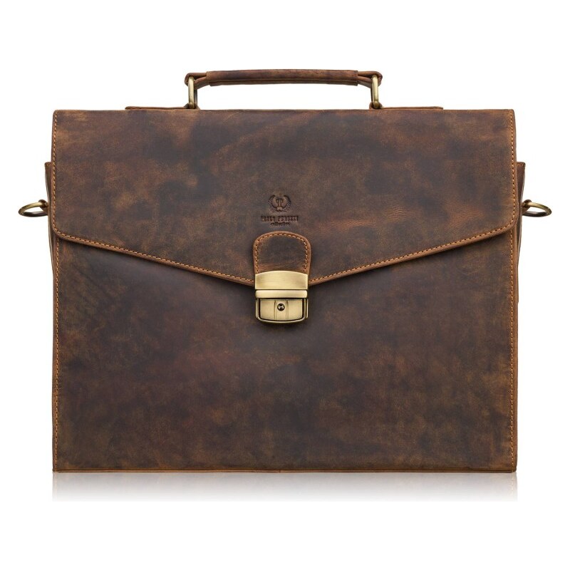 Kožená pánská aktovka / taška Paolo Peruzzi T-146 65596768