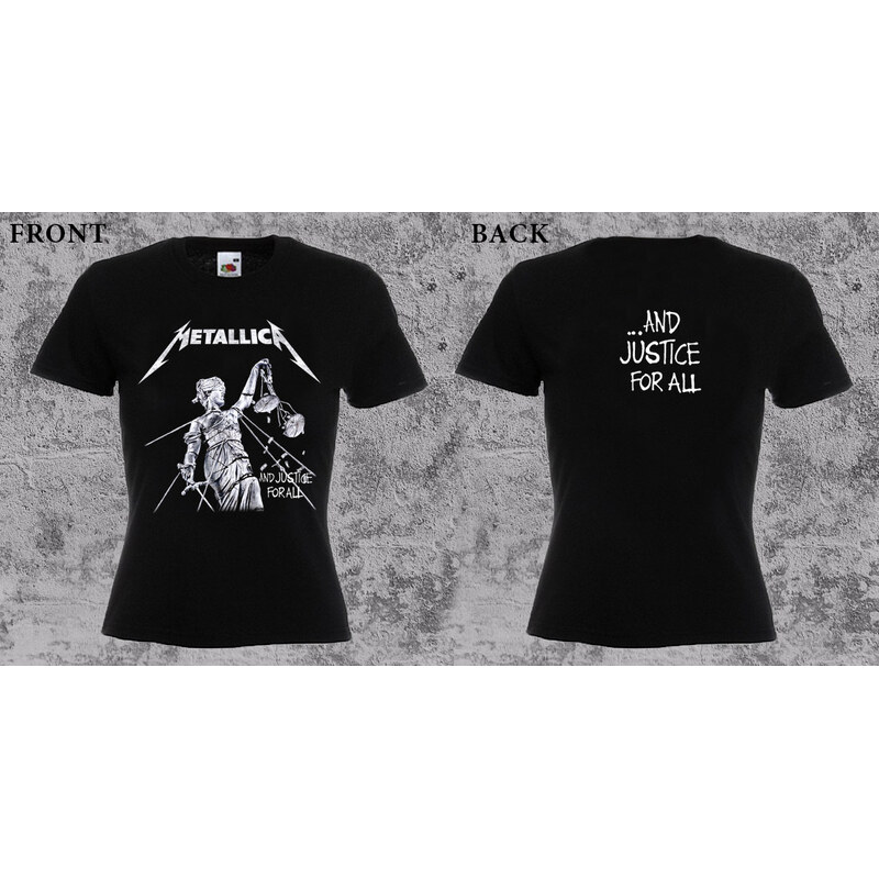 Fruit of the Loom Metallica - And Justice For All (dámske tričko) 65595742