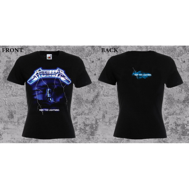 Fruit of the Loom Metallica - Ride the Lightning (dámske tričko) 65596263