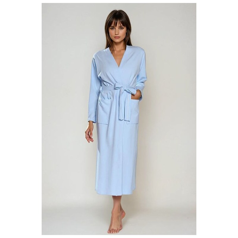 DKaren Bavlnený župan Melissa svetle modrý 33540518