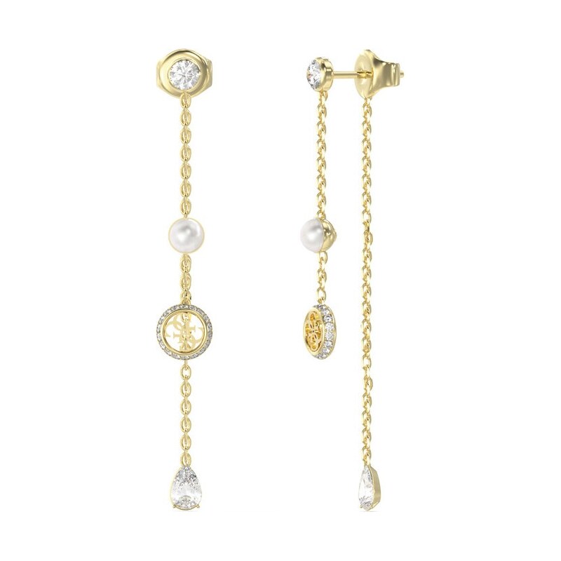 Guess Pôvabné visiace náušnice Tiny Pearly JUBE05513JWYGT/U 66584141