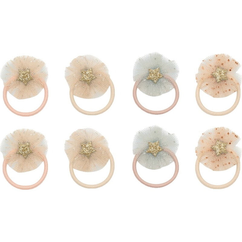 MIMI & LULA Gumičky do vlasov Tulle Rosette – sada 8 ks 65596838