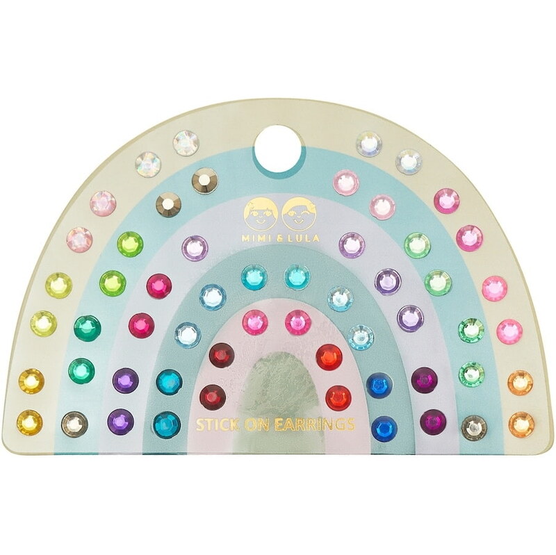 MIMI & LULA Nalepovacie náušnice Bright Gem – 30 párov 65596815