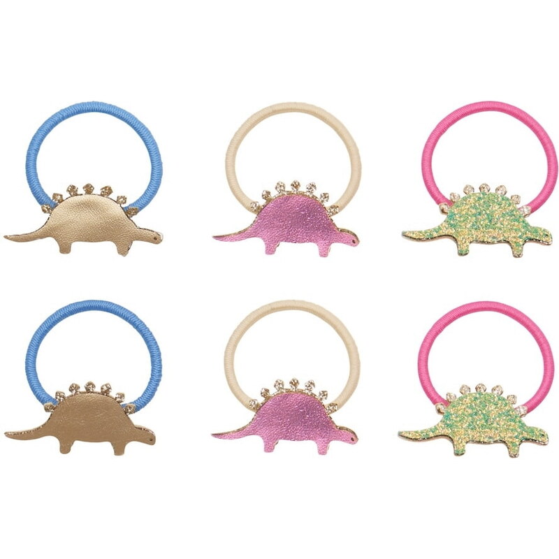 MIMI & LULA Gumičky do vlasov Dino – set 6 ks 65596853
