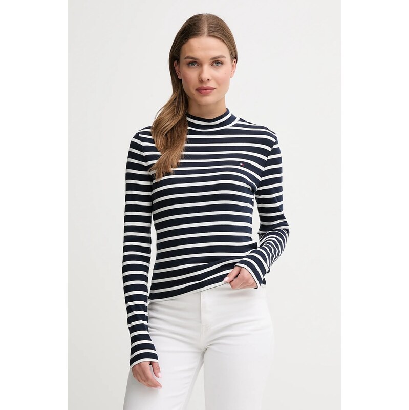 Bavlnené tričko s dlhým rukávom Tommy Hilfiger 66513794