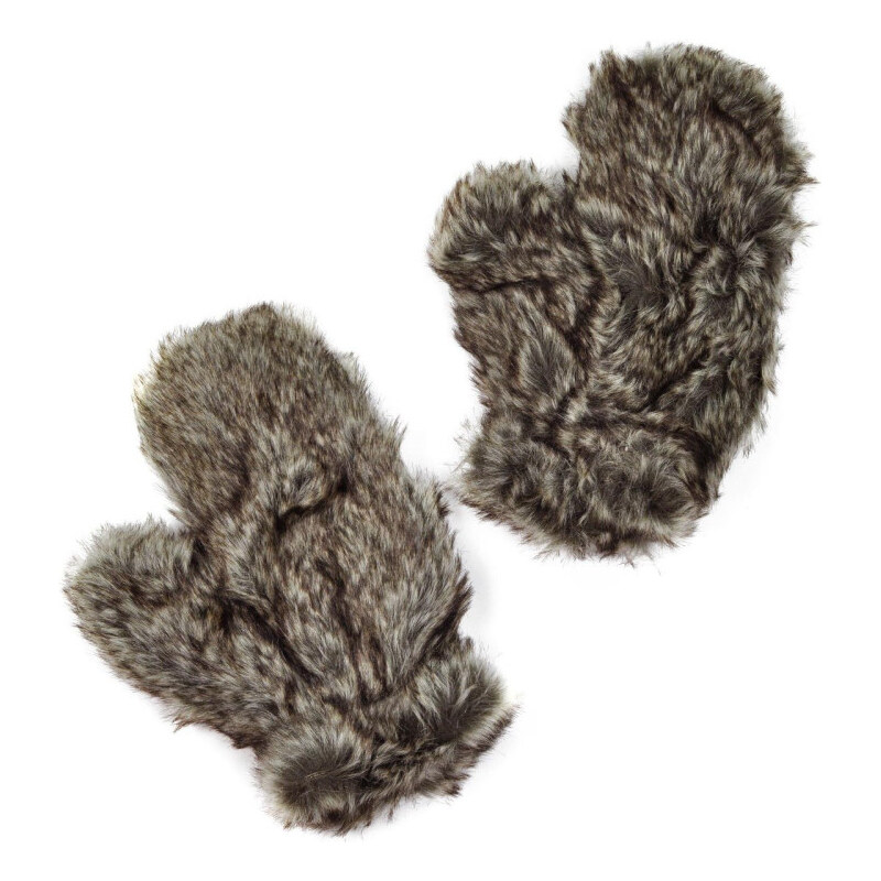 ArtOfPolo dámske chlpaté rukavice Nuuk Šedé 65223984