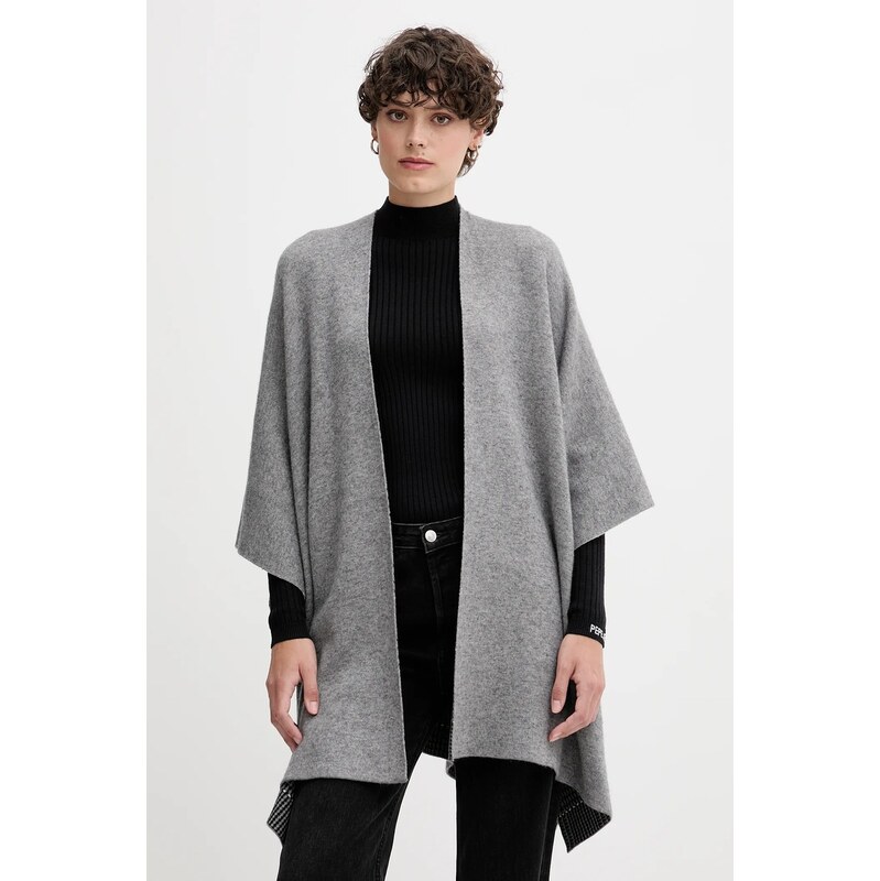 Pončo s prímesou vlny United Colors of Benetton 65597078