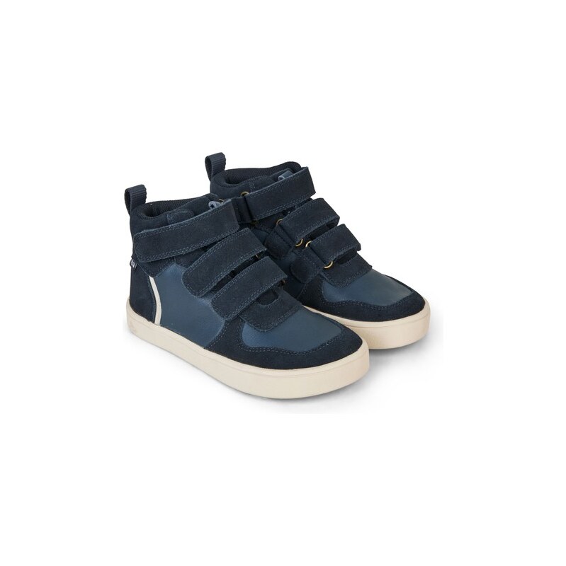 Bundgaard Nero detské barefoot členkové topánky BG303324-5185 / Navy 65685001