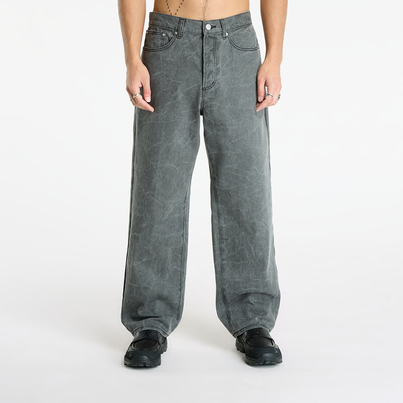 OBEY Clothing Kalhoty OBEY Classic Wrinkle Baggy Denim Black Wrinkle 65598028