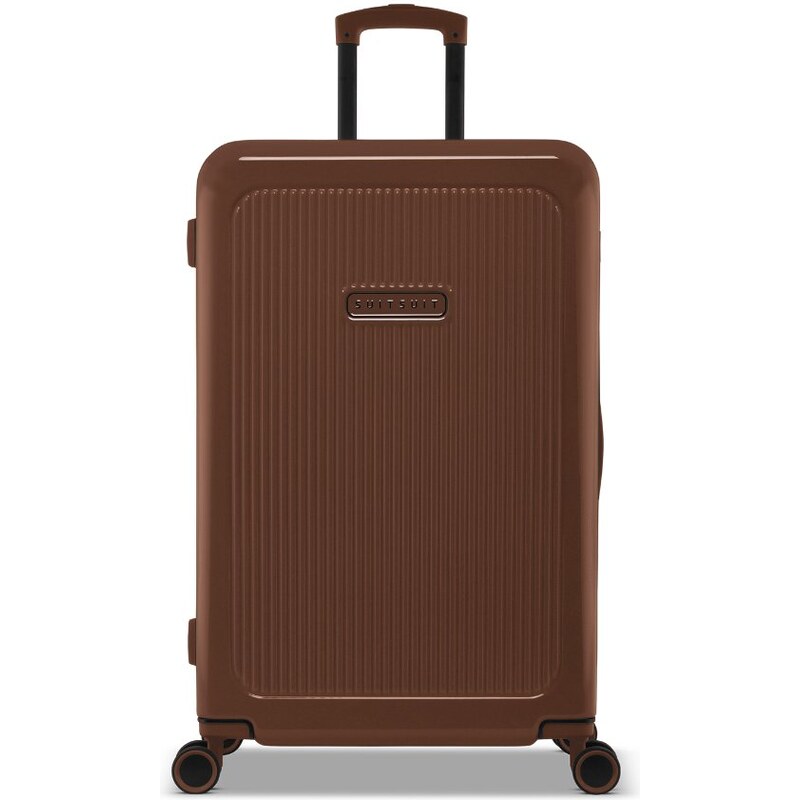 Plastový kufor SUITSUIT Expression Nutshell L – hnedá 66469860