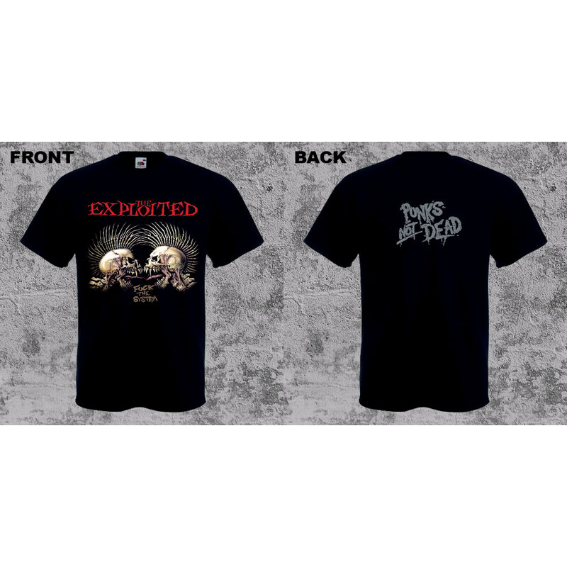 Fruit of the Loom Exploited - Fuck the System (tričko) 65599765