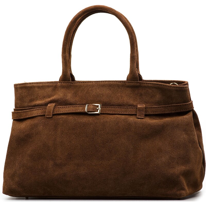 Blaire Kožená kabelka Elisa hnedá 65601615