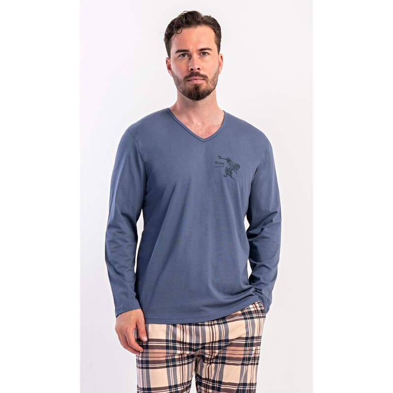 Vienetta MAN Pánske pyžamo dlhé Paul 65606986