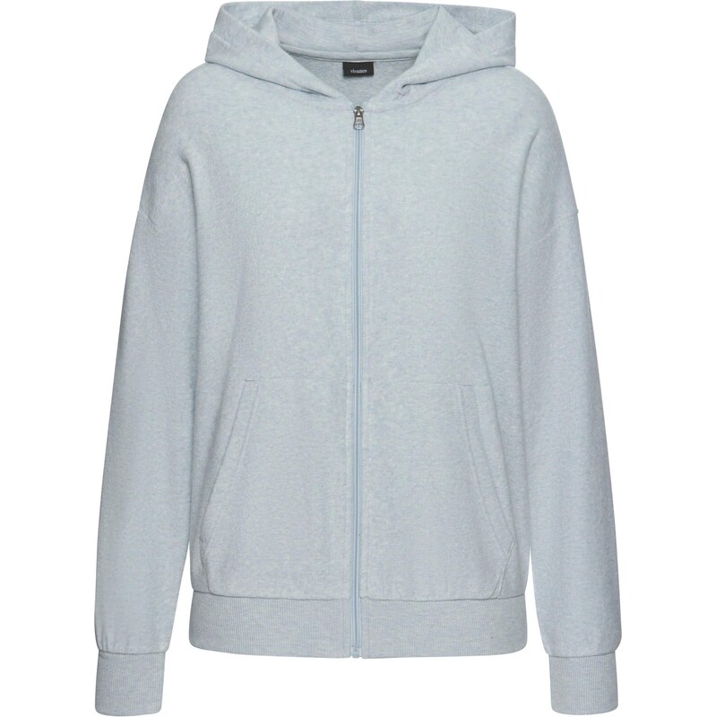 VIVANCE Tepláková bunda svetlomodrá 65874796