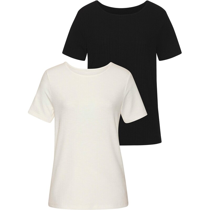 VIVANCE Tričko čierna / biela 65645655