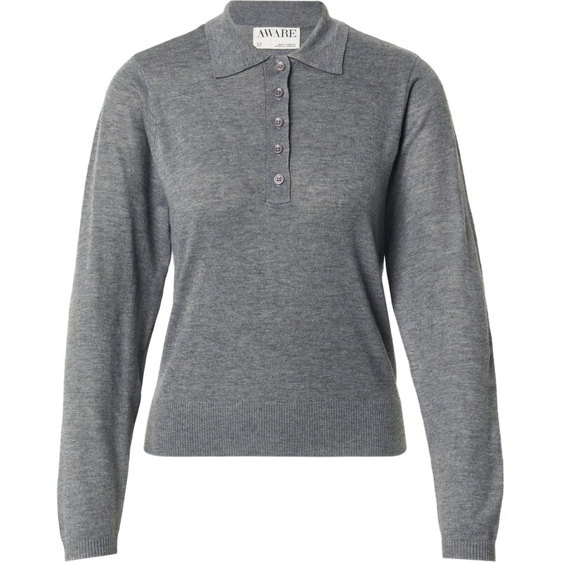 Aware Sveter sivá melírovaná 65886253