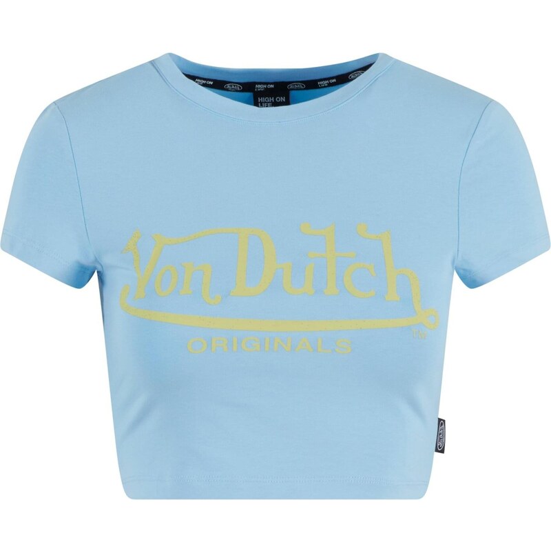Von Dutch Originals Tričko Arta svetlomodrá / citrónová žltá 65875898