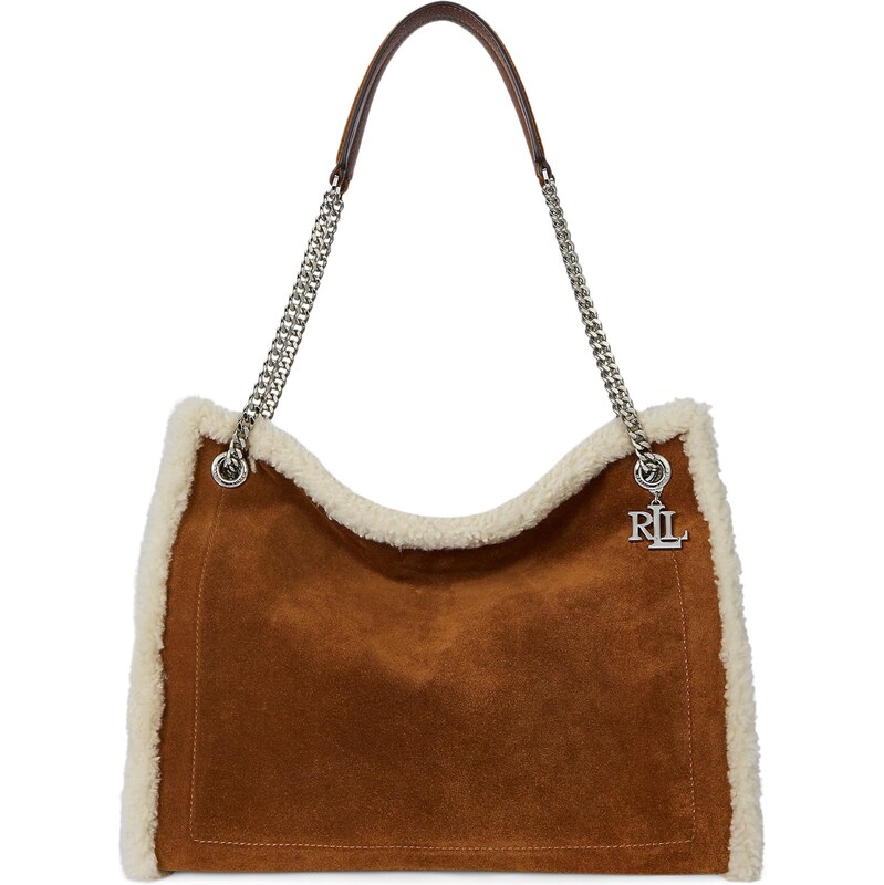 Lauren Ralph Lauren Kabelka na rameno pueblo / šedobiela 65608738