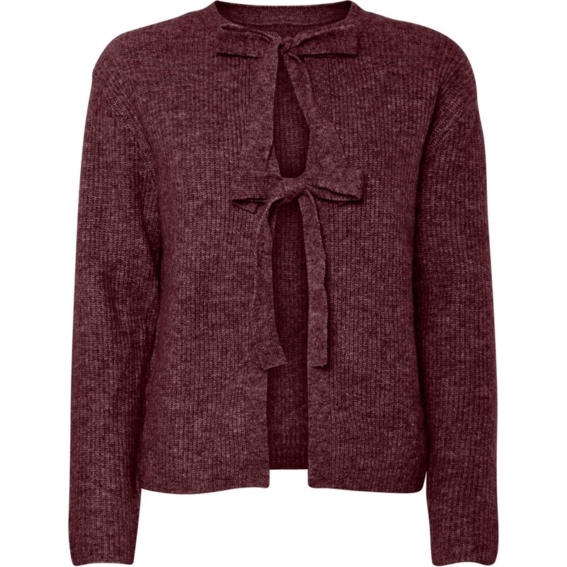 PIECES Kardigán PCSILLY vínovo červená 65662873