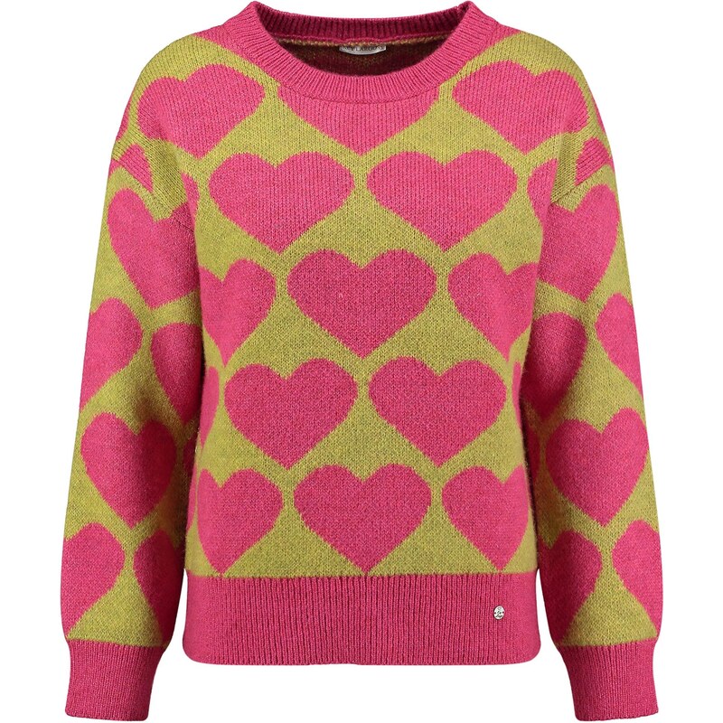 Key Largo Sveter Beat kiwi / ružová 66057041