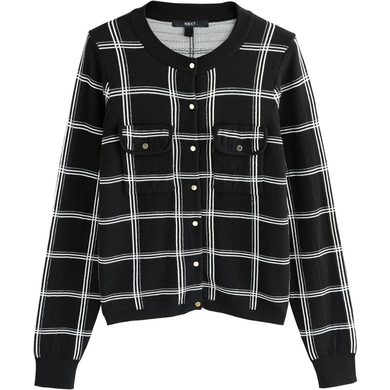 Next Kardigán čierna / biela 65661968