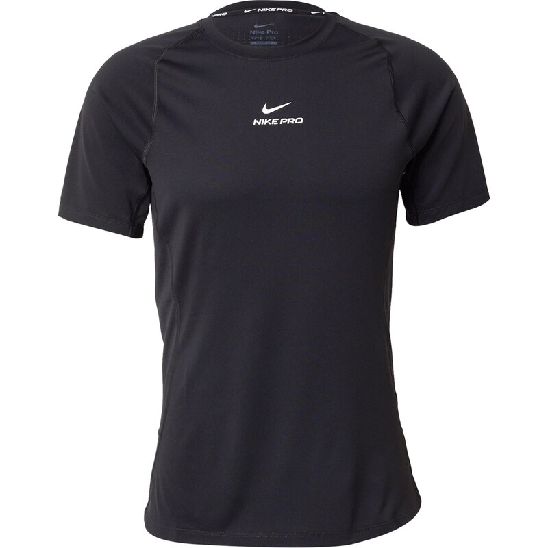 NIKE Funkčné tričko NPT čierna / biela 65663552