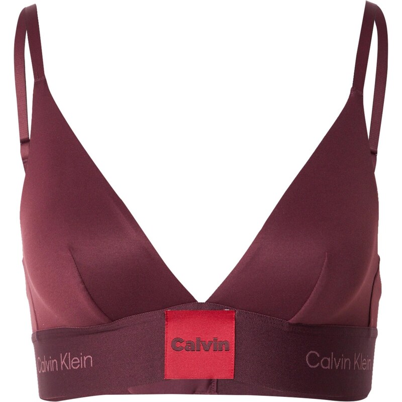 Calvin Klein Underwear Podprsenka baklažánová / červená 65664474