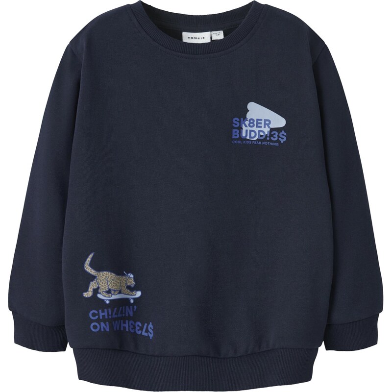 NAME IT Mikina NMMORLING námornícka modrá / svetlomodrá / svetložltá 65609138