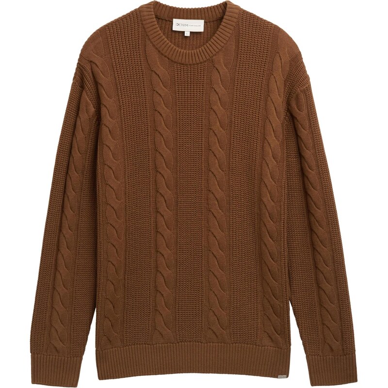 TOM TAILOR DENIM Sveter hnedá 65773581