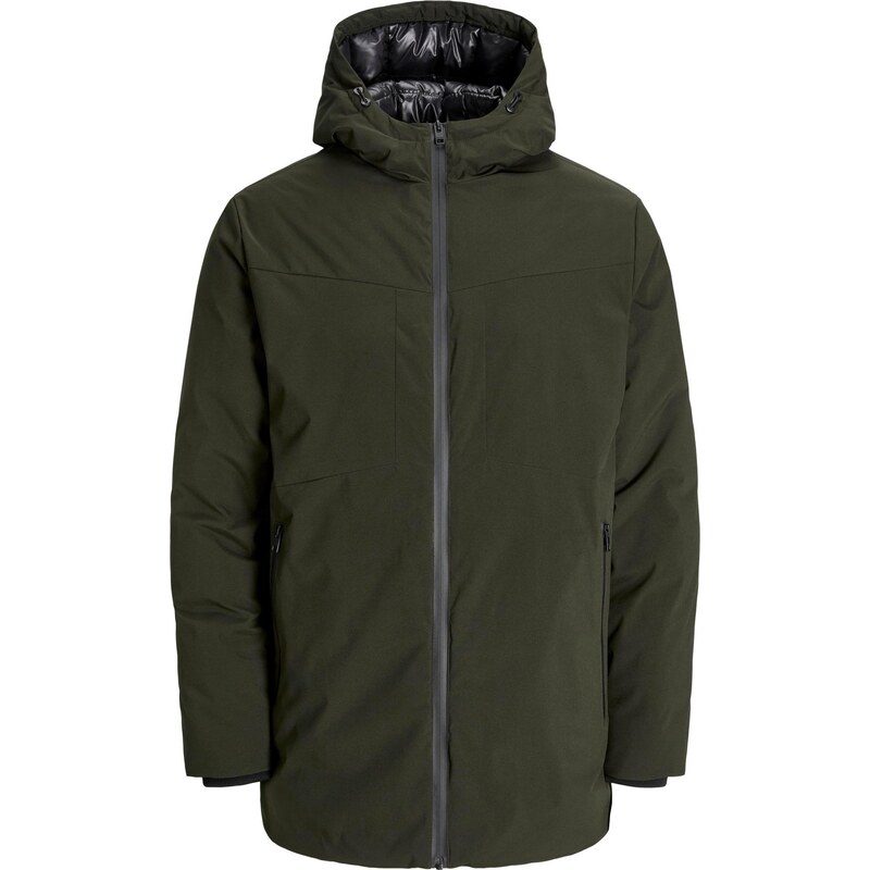 JACK & JONES Zimná parka JWHPlanet tmavozelená 66835152