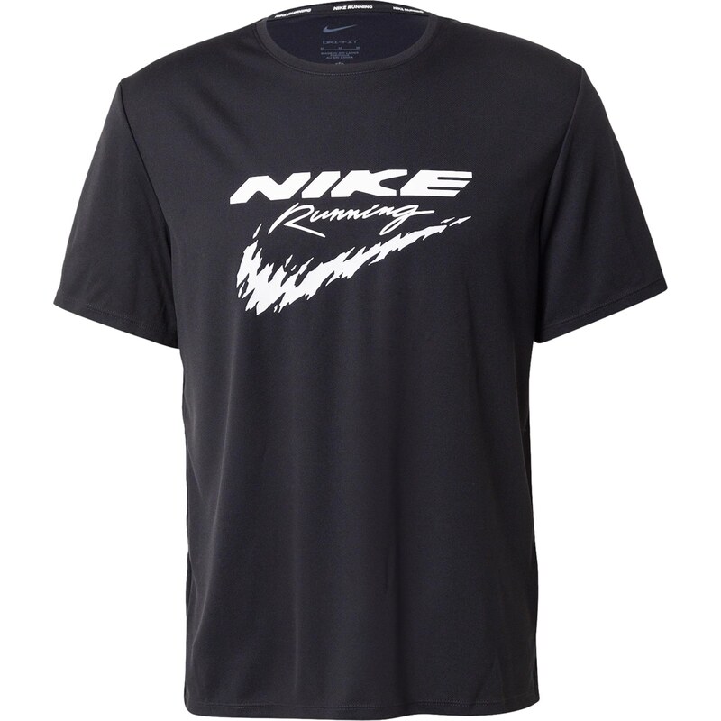 NIKE Funkčné tričko ENRGY MILER čierna / biela 65665617